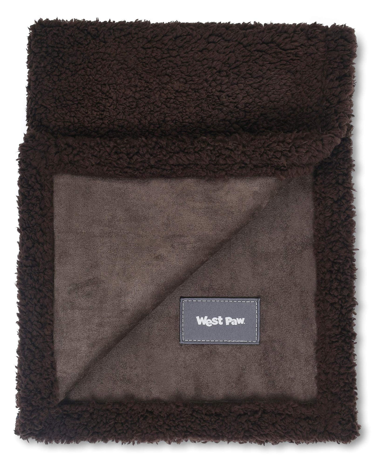 Big Sky Luxury Pet Throw – Soft Fleece & Faux Suede – Chocolate